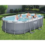 Bestway Zwembad Power Steel bovengronds ovaal 427x250x100 cm Bestway Zwembad Power Steel bovengronds ovaal 427x250x100 cm