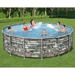 Bestway Power Steel Zwembadset 488x122 cm Bestway Power Steel Zwembadset 488x122 cm
