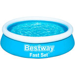 Bestway Zwembad Fast Set opblaasbaar rond 183x51 cm blauw Bestway Zwembad Fast Set opblaasbaar rond 183x51 cm blauw