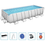 Bestway Zwembad Power Steel bovengronds rechthoekig 19281 L Bestway Zwembad Power Steel bovengronds rechthoekig 19281 L
