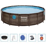 Bestway Zwembadset Power Steel 488x122 cm Bestway Zwembadset Power Steel 488x122 cm