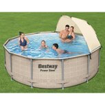 Bestway Zwembadset Power Steel met luifel 396x107 cm Bestway Zwembadset Power Steel met luifel 396x107 cm
