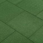 Valtegels 6 st 50x50x3 cm rubber groen Valtegels 6 st 50x50x3 cm rubber groen