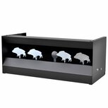 Schietkast magnetisch met targets 4+1 wild zwijnontwerp Schietkast magnetisch met targets 4+1 wild zwijnontwerp