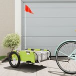 Fietskar oxfordstof en ijzer groen
