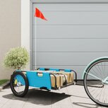 Fietskar oxfordstof en ijzer blauw