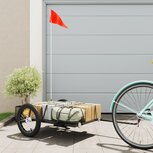 Fietskar 126x63x34 cm ijzer zwart