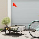 Fietskar 126x63x34 cm ijzer zwart