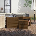 3-delige Tuinboxset massief grenenhout honingbruin 3-delige Tuinboxset massief grenenhout honingbruin
