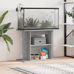 Aquariumstandaard 80x35x60 cm bewerkt hout grijs sonoma Aquariumstandaard 80x35x60 cm bewerkt hout grijs sonoma
