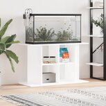 Aquariumstandaard 100x40x60 cm bewerkt hout wit Aquariumstandaard 100x40x60 cm bewerkt hout wit
