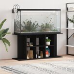 Aquariumstandaard 100x40x60 cm bewerkt hout zwart Aquariumstandaard 100x40x60 cm bewerkt hout zwart