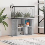Aquariumstandaard 100x40x60 cm bewerkt hout betongrijs Aquariumstandaard 100x40x60 cm bewerkt hout betongrijs