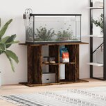 Aquariumstandaard 100x40x60 cm bewerkt hout gerookt eikenkleur Aquariumstandaard 100x40x60 cm bewerkt hout gerookt eikenkleur
