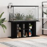 Aquariumstandaard 120x40x60 cm bewerkt hout zwart Aquariumstandaard 120x40x60 cm bewerkt hout zwart