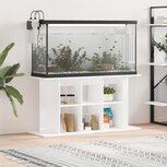 Aquariumstandaard 120x40x60 cm bewerkt hout hoogglans wit Aquariumstandaard 120x40x60 cm bewerkt hout hoogglans wit