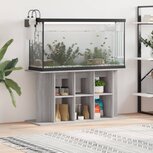 Aquariumstandaard 120x40x60 cm bewerkt hout grijs sonoma Aquariumstandaard 120x40x60 cm bewerkt hout grijs sonoma