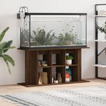 Aquariumstandaard 120x40x60 cm bewerkt hout bruin eikenkleur Aquariumstandaard 120x40x60 cm bewerkt hout bruin eikenkleur