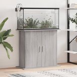 Aquariumstandaard 81x36x73 cm bewerkt hout grijs sonoma eiken Aquariumstandaard 81x36x73 cm bewerkt hout grijs sonoma eiken