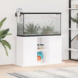 Aquariumstandaard 101x41x58 cm bewerkt hout hoogglans wit Aquariumstandaard 101x41x58 cm bewerkt hout hoogglans wit