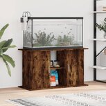 Aquariumstandaard 101x41x58 cm bewerkt hout gerookt eikenkleur Aquariumstandaard 101x41x58 cm bewerkt hout gerookt eikenkleur
