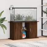 Aquariumstandaard 101x41x58 cm bewerkt hout bruin eikenkleur Aquariumstandaard 101x41x58 cm bewerkt hout bruin eikenkleur