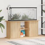 Aquariumstandaard 121x41x58 cm bewerkt hout sonoma eikenkleurig Aquariumstandaard 121x41x58 cm bewerkt hout sonoma eikenkleurig
