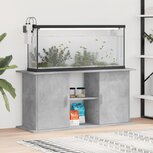 Aquariumstandaard 121x41x58 cm bewerkt hout betongrijs Aquariumstandaard 121x41x58 cm bewerkt hout betongrijs
