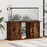 Aquariumstandaard 121x41x58 cm bewerkt hout gerookt eikenkleur Aquariumstandaard 121x41x58 cm bewerkt hout gerookt eikenkleur