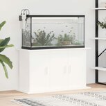 Aquariumstandaard 101x41x58 cm bewerkt hout wit Aquariumstandaard 101x41x58 cm bewerkt hout wit