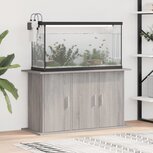 Aquariumstandaard 101x41x58 cm bewerkt hout grijs sonoma eiken Aquariumstandaard 101x41x58 cm bewerkt hout grijs sonoma eiken