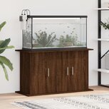 Aquariumstandaard 101x41x58 cm bewerkt hout bruin eikenkleur Aquariumstandaard 101x41x58 cm bewerkt hout bruin eikenkleur