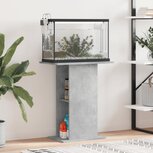 Aquariumstandaard 60,5x36x72,5 cm bewerkt hout betongrijs Aquariumstandaard 60,5x36x72,5 cm bewerkt hout betongrijs