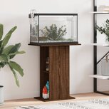 Aquariumstandaard 60,5x36x72,5 cm bewerkt hout bruin eikenkleur Aquariumstandaard 60,5x36x72,5 cm bewerkt hout bruin eikenkleur