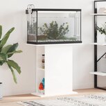 Aquariumstandaard 36x75x72,5 cm bewerkt hout hoogglans wit Aquariumstandaard 36x75x72,5 cm bewerkt hout hoogglans wit