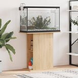 Aquariumstandaard 36x75x72,5 cm bewerkt hout sonoma eikenkleur Aquariumstandaard 36x75x72,5 cm bewerkt hout sonoma eikenkleur