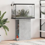 Aquariumstandaard 36x75x72,5 cm bewerkt hout betongrijs Aquariumstandaard 36x75x72,5 cm bewerkt hout betongrijs