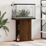 Aquariumstandaard 36x75x72,5 cm bewerkt hout bruin eikenkleur Aquariumstandaard 36x75x72,5 cm bewerkt hout bruin eikenkleur