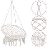 Hangstoel 80 cm beige
