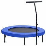 Fitnesstrampoline met handgreep en veiligheidsmat 122 cm Fitnesstrampoline met handgreep en veiligheidsmat 122 cm