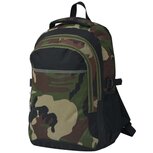 Rugzak voor school 40 L zwart en camouflage Rugzak voor school 40 L zwart en camouflage