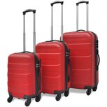 3-delige Kofferset hard 45,5/55/66 cm rood 3-delige Kofferset hard 45,5/55/66 cm rood