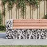 Tuinbank schanskorfontwerp 122x71x65,5 cm massief douglashout Tuinbank schanskorfontwerp 122x71x65,5 cm massief douglashout