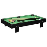 Minipooltafel 3 Feet 92x52x19 cm zwart en groen Minipooltafel 3 Feet 92x52x19 cm zwart en groen
