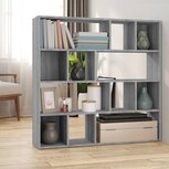 Boekenkast/kamerscherm 105x24x102 cm grijs sonoma eikenkleurig Boekenkast/kamerscherm 105x24x102 cm grijs sonoma eikenkleurig