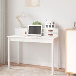 Bureau 110x50x93 cm massief grenenhout wit Bureau 110x50x93 cm massief grenenhout wit