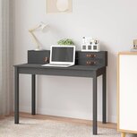 Bureau 110x50x93 cm massief grenenhout grijs Bureau 110x50x93 cm massief grenenhout grijs