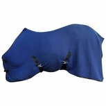 Fleecedeken met kruissingels 125 cm blauw Fleecedeken met kruissingels 125 cm blauw