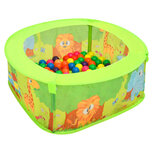 Ballenbak voor kinderen met 50 ballen 75x75x32 cm Ballenbak voor kinderen met 50 ballen 75x75x32 cm
