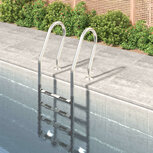 Zwembadladder 54x38x184,5 cm 304 roestvrij staal Zwembadladder 54x38x184,5 cm 304 roestvrij staal